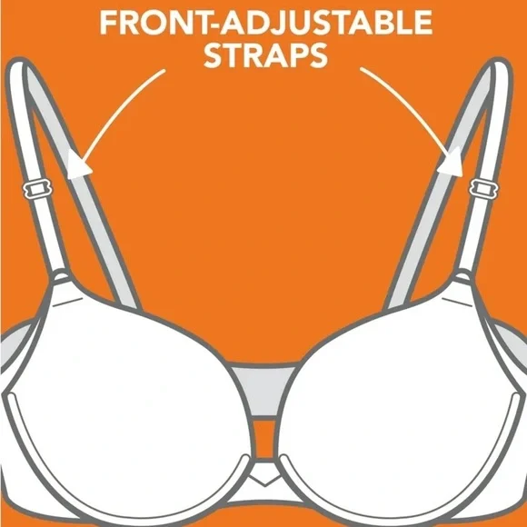 Warners Blissful Benefits Underarm-Smoothing Bra Nude 40C NWT - Picture 2 of 6